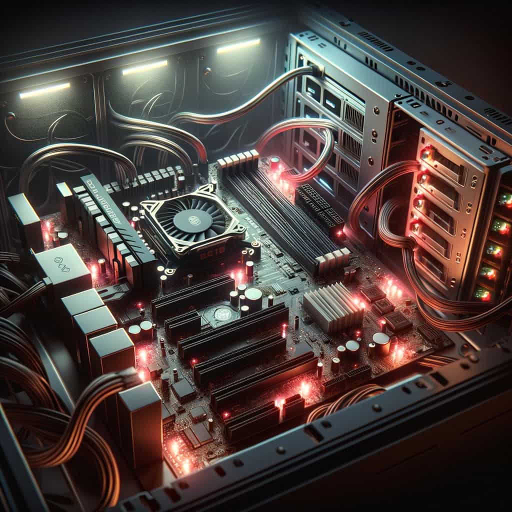 Motherboard LED not lighting up